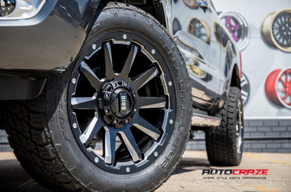 FORD RANGER GD05 MATTE BLACK MILLED ACCENTS